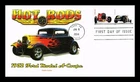 DR JIM STAMPS US COVER HOT RODS FIRST DAY ISSUE COMBO PANDA CACHET