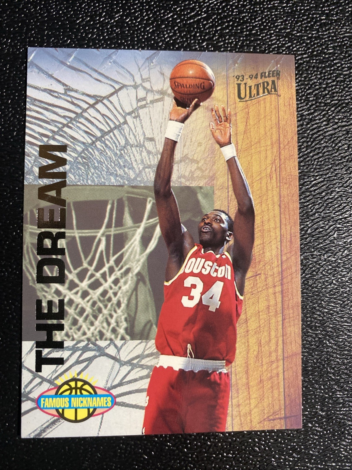 1993-94 Fleer Ultra - Famous Nicknames Hakeem Olajuwon #12