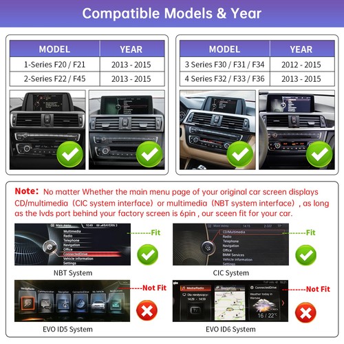 Wireless Carplay Wireless Android Auto for BMW 1 2 3 4 Series F20 F21 F22 F23... - Picture 2 of 7