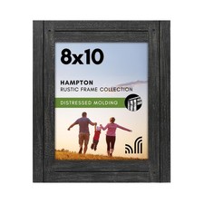 Americanflat 8x10 Picture Frame with Polished, Crystal Clear Glass - Hampton ...