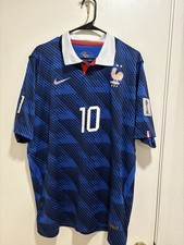2026 France Kylian Mbappe #10 Blue and white Soccer Jersey 2X Slim Fit