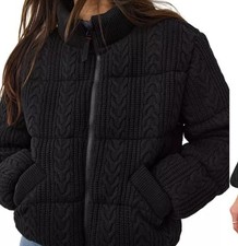 Marine Layer Sweater Knit Puffer Jacket