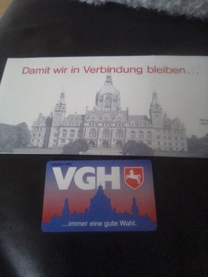 Telephone card VGH DM 6 in gift blister