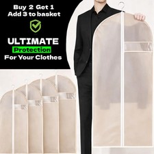 Hanging Garment Bags Zip Up Cover Dress Coat Clothes Suit Dust Proof Storage🔥🔥
