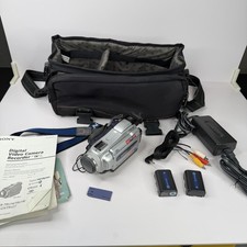 Sony DCR-TRV27 MiniDV Handycam Camcorder 10x Zoom Bag 2 Batteries FOR PARTS