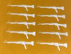 vintage G.I. GI JOE ICEBERG GUN lot x10 weapons parts FREE SHIP