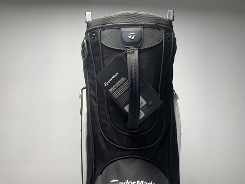 Taylormade Lite Cart Cart Bag Black White 14-Way Divide Strap Golf Bag NEW - Picture 5 of 11