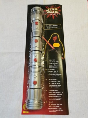 Rubies Darth Maul Lightsaber Lichtschwert Laserschwert Star Wars Episode 1 OVP