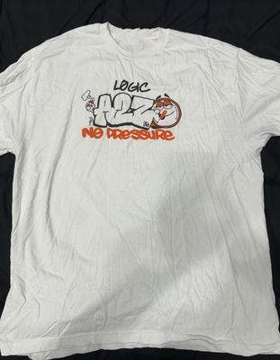 #ad White Logic No Pressure T Shirt Music Rock Band GE551 $20.89