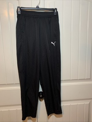PUMA Flex Trend Woven Pants Mens Black Casual LightweightAthletic Bottoms