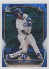 2023 Bowman Sapphire Edition Chrome Prospects Juan Olmos #BCP-136 sc8