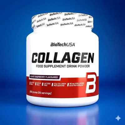 (69,67 /kg)BioTech USA Collagen Powder,300g,Vitamine,Mineralien