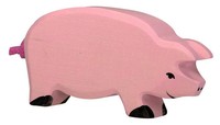 Schwein | Deutsch (2025) | Ca. 13 X 2,8 X 6,5 Cm, Holz, Per StüCk | 80065