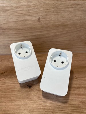 2x Amazon Smart Plug WLAN-Steckdose funktioniert mit Alexa - Weiß Programmierbar