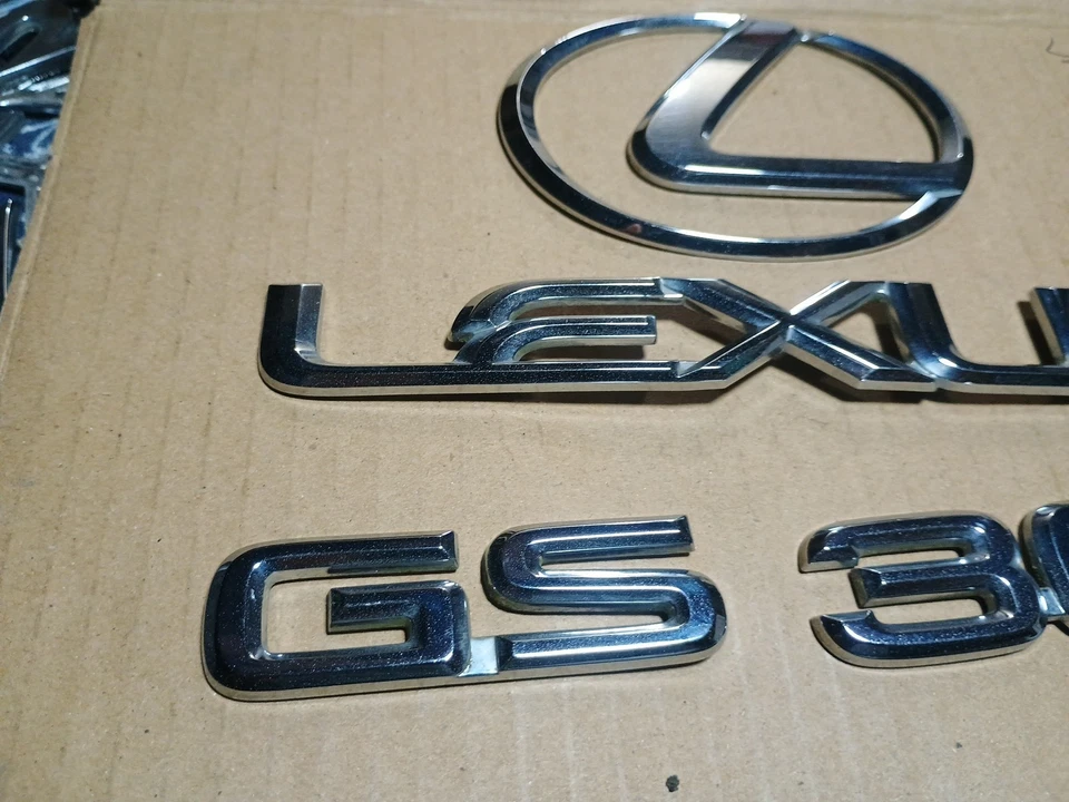 1998-2005 LEXUS GS300 REAR TRUNK LID EMBLEM BADGE LOGO OEM 98 99 00 01 02 03 04 - image 3 of 4