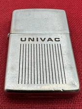 Vintage UNIVAC 1966 Zippo Lighter Bradford PA Pat. Pending 2517191