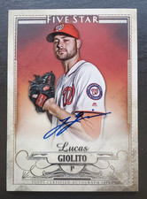 2016 Topps Five Star Lucas Giolito Auto #FSA-LGI Washington Nationals