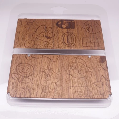 Mario Wood Grain Official Cover Plates for New Nintendo 3DS Kisekae No. 023