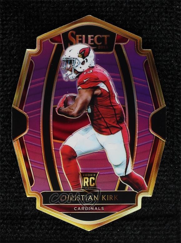 2018 Panini Select Premier Level Purple Prizm 26/75 Christian Kirk Rookie RC 7zf
