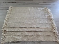 Pottery Barn Becker Double Stripe Handwoven Cotton Placemats, Set of 4 