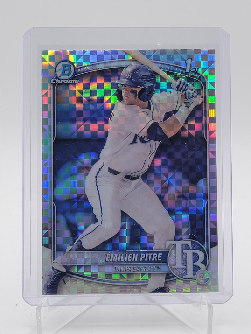 EMILIEN PITRE 2025 BOWMAN CHROME 1ST X-FRACTOR RAYS A Q1940