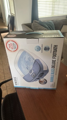 The HoMedics Bubble Bliss Deluxe Foot Spa NIB - Picture 6 of 7