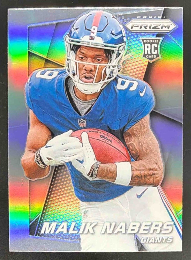 2024 Panini Prizm Malik Nabers Flashback Rookie Silver #5 RC Giants