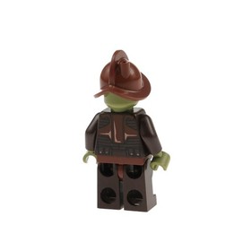 1x Lego Minifigure Star Wars Neimoidian Warrior Dark Brown Helmet 75041 sw0536