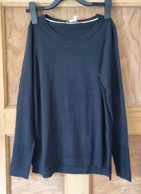 Esprit  Pulli leichter Feinstrick Damen Gr. L ,Pullover Strick tiefschwarz 