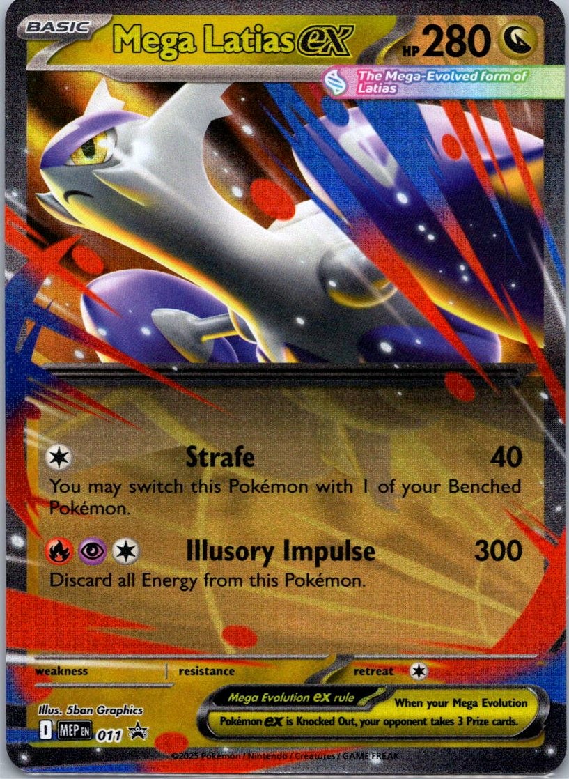 Mega Latias ex - 011 Promo ME: Mega Evolution Promo 2025 NM
