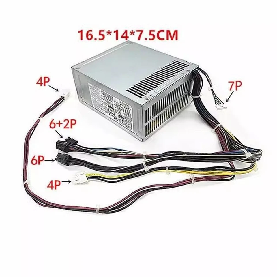 Kiligeary 500W Power Supply DPS-500AB-32 A for HP Z2 480 400 280 600 800 G3 G4 - Image 3 of 4