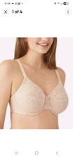 Wacoal 857210 Visual Effects Minimizer Bra Sand 44DD Nwt
