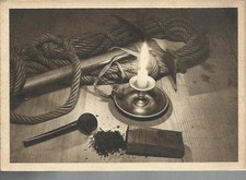 CARTOLINA ALPINISMO PIPA PICOZZA E CANDELA 