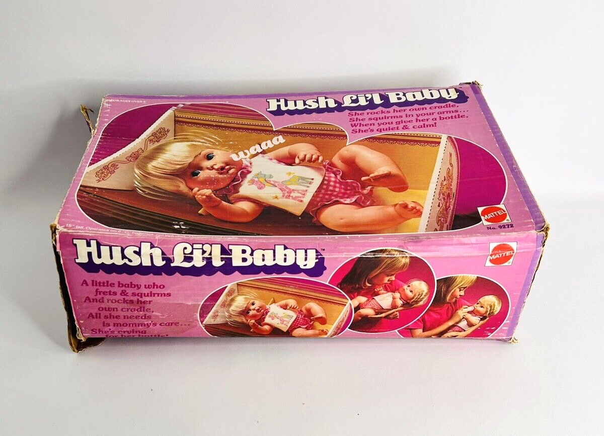 HUSH LITTLE BABY ピンクのベビードール人形 27cm s-l1200.png