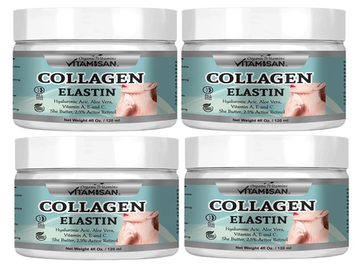 4 BIO COLLAGEN ELASTIN AGING SKIN  ANTI WRINKLE CREAM face vitamin cream 
