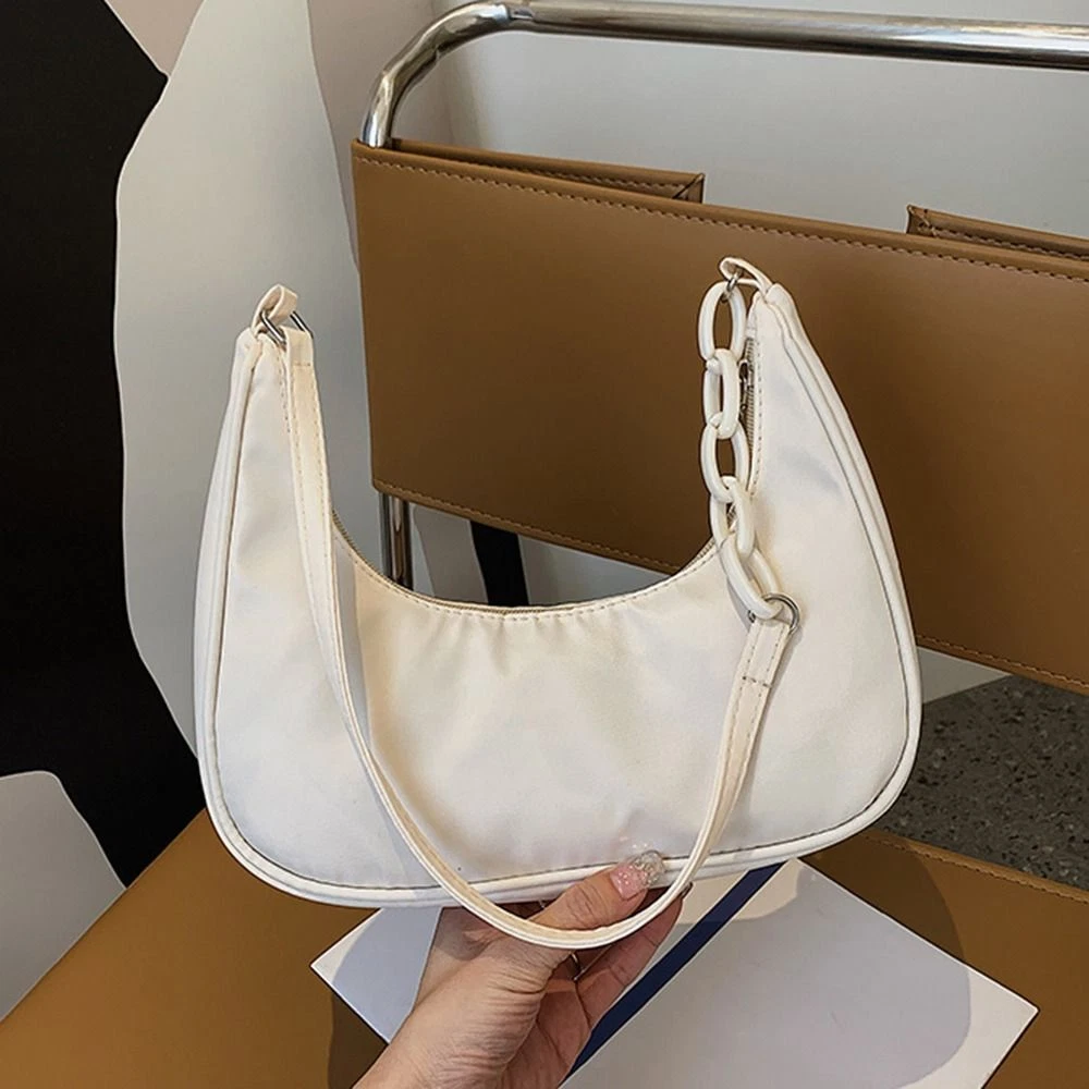 Nylon Hobo Sling Dumpling Bag Large Capacity Shoulder Bag Women