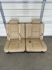2007-2014 Tahoe Suburban Escalade Leather 3rd Third Row Rear Seats Tan Cashmere 2007-2014 Tahoe Suburban Escalade Leather 3rd Third Row Rear Seats Tan Cashmere
