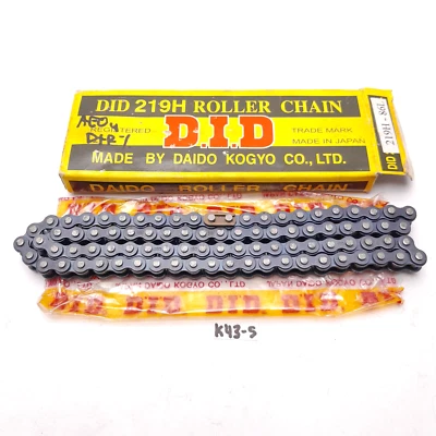 Honda CB200 Standard Roller Moto Chain DID 219H - 86L Nos - Photo 1/4