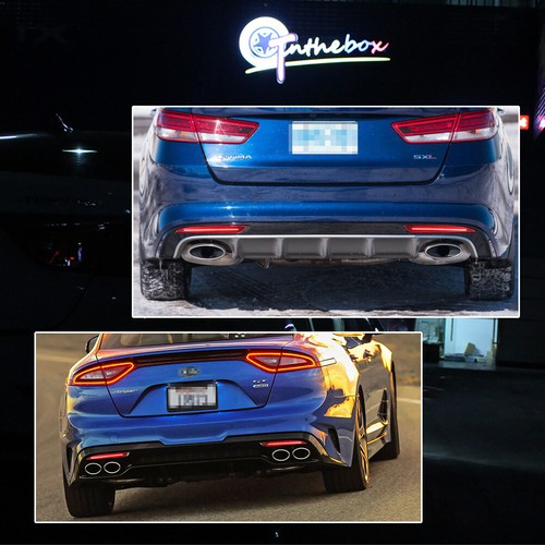 3 IN 1 Sequential Red Lens Brake Tail LED Kit Foglights For 16-18 Kia Optima K5 - Picture 12 of 12