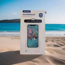 WEKEEP 2 Pack Universal Waterproof Phone Pouch Up to 8.3"- IPX8 Cellphone Dry...