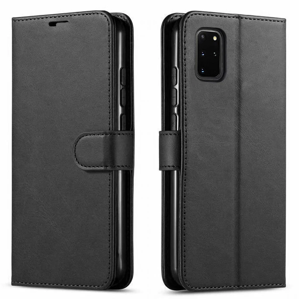 Funda tipo billetera para teléfono Samsung Galaxy S20 FE 5G Ultra Plus + vidrio templado Foto 2 de 4