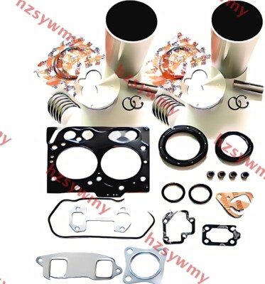 For Yanmar Generator Tractor Repair 2D68E 2TNE68C 2TNE68 Overhaul Rebuild Kit