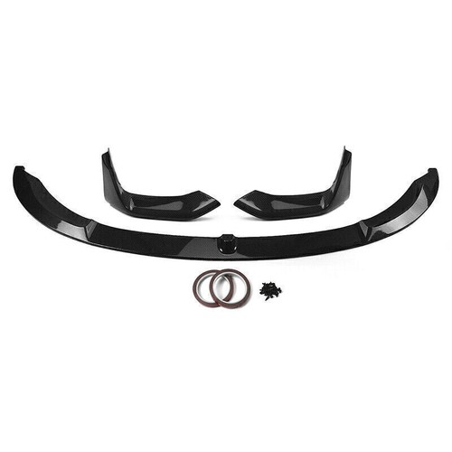 MP Carbon Fiber Style Front Bumper Lip Splitter FOR 15-20 BMW M3 F80 M4 F82 F83 - Picture 12 of 15