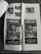 Creepshow AD MATS GEORGE A. ROMERO Stephen King ADRIENNE BARBEAU Horror Comedy