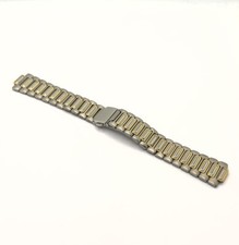 Seiko NOS Vintage B1708C 21mm x 12mm Two-Tone Titanium Watch 7T44–6A00 Bracelet