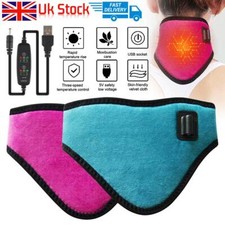 Portable Electric Heat Wrap Heating Pad Neck Shoulder Warmer Pain Relief Brace