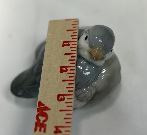 Vintage Otagiri Porcelain Bird Figurine, Japan Sparrow Blue - Picture 6 of 7