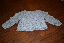 E2- GB Girls Long Sheer Sleeve Top Size Girls M