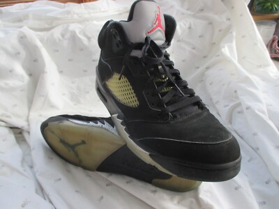 Nike Air Jordan OG MID Retro 2016 Black Metallic Silver 845035