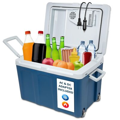 #ad Ivation Electric Cooler amp; Warmer with Wheels amp; Handle 48 Quart 45 L Portab... $237.55